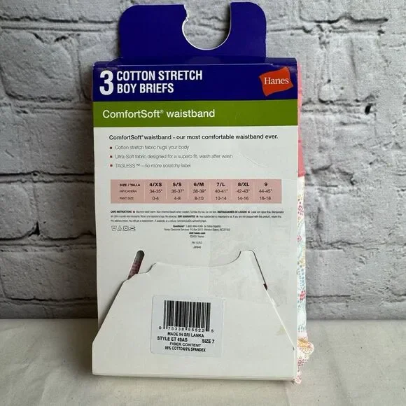 Vintage Hanes Womens Sporty Cotton Briefs Underwear 3 PACK SIZE 7 2007 DEADSTOCK - Picture 2 of 5